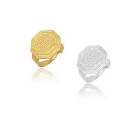 Picture of Rajmudra Pride and Honour Combo Pack - Beautiful Silver and Golden Rings